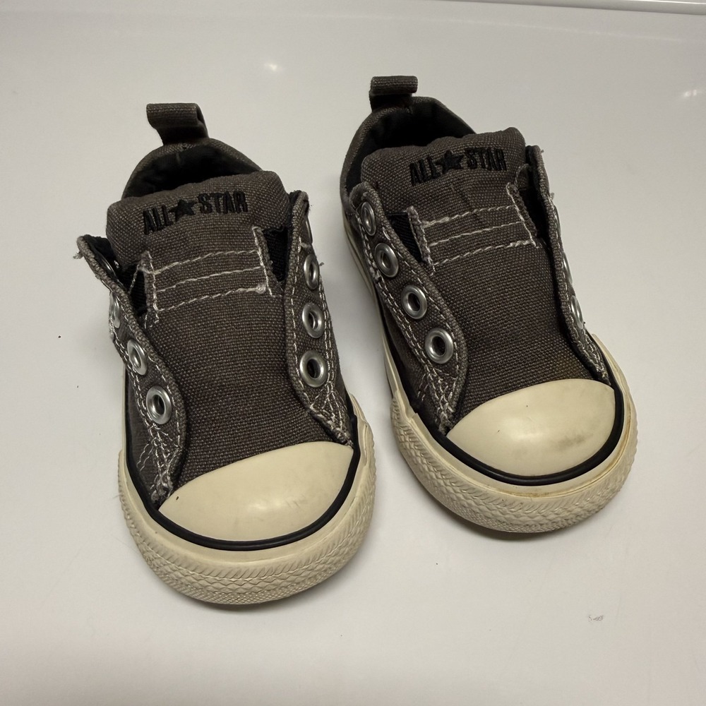 Converse Chuck Taylor All Star Sneakers Infant 5C Gray Low Top 726091F